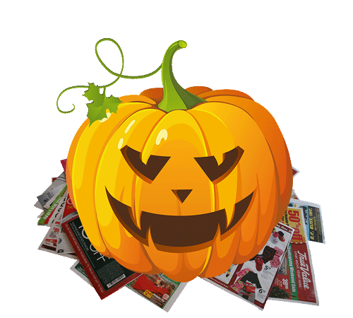 Omdan din PDF til et bladre katalog med Halloween tema