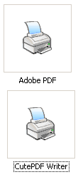 Når du har tilføjet PDF printeren, kan dokumenterne omdannes til PDF. Du benytter PDF printeren ved at vælge udskriv, som når du printer et dokument