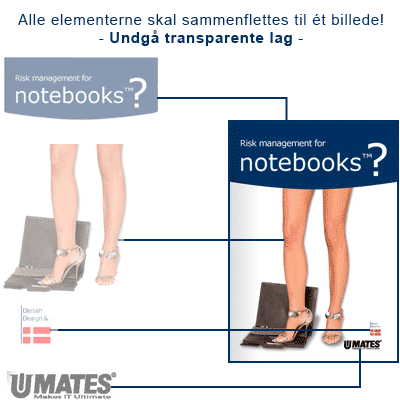 HVis du har et billede der består af mange delelementer, der ligger ovenpå hinanden med transparens, skal du sørge for at få dem sammenflettet til kun ét billede.