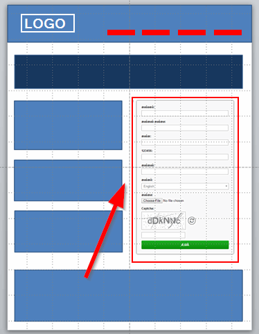 Opret en landingsside med upload formularen på din Webside.